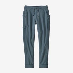 Patagonia Organic Cotton Blue/Grey Cuffed Sweatpants
